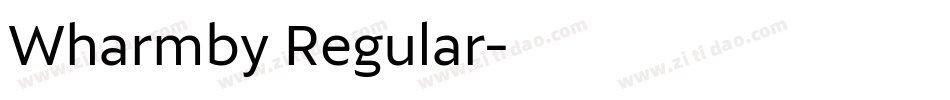 Wharmby Regular字体转换